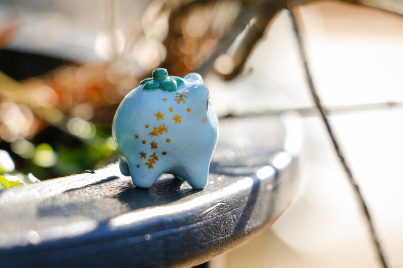 Polymer clay Blueberry Frog