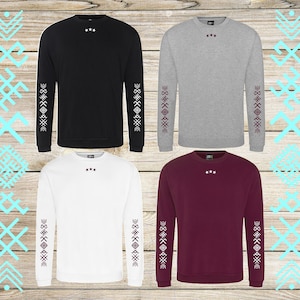 Latvija jumper Latvia symbol print on ornamenti jumis 3 zvaigznes Unisex Sweatshirt Gift Present S-XXXXXL