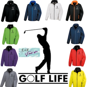 Golf Life Softshell Jacket Golf Course Hobbies Sport 10 COLOURS UNISEX JACKET