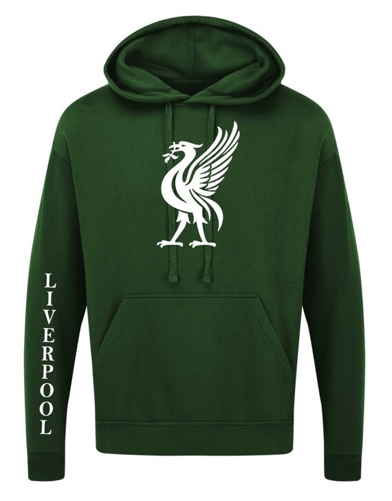 Liverpool Football LiverBird Crest - Felpa con cappuccio da