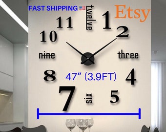 Home Office Decor Fashion Glass Quartz Clock Home Living Quiet Silent Simple Clock 12inch Buy At A Low Prices On Joom E Commerce Platform