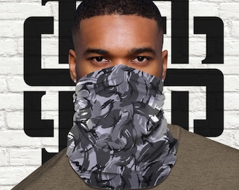 BOYS MILITARY SCRIM NECK SCARF British Army camo cotton net snood neck warmer