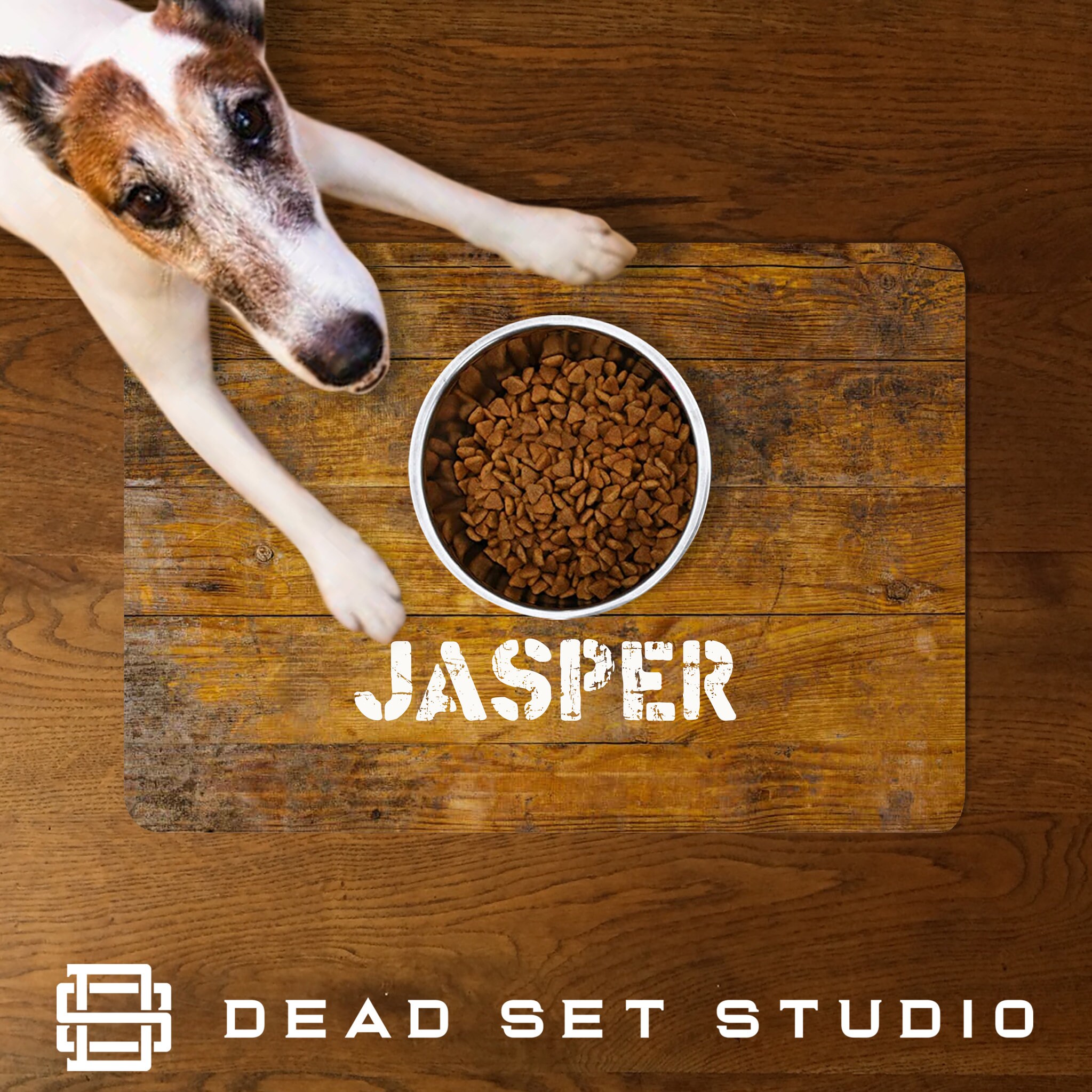 Personalised Pet Food Mat Feeding Mat Floor Mat Pet Supplies Dog