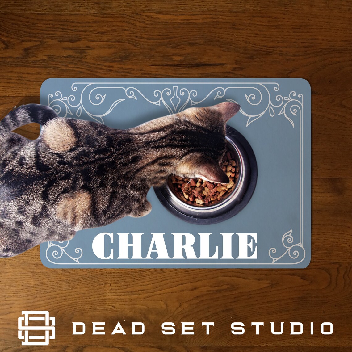 Personalised Pet Place Mat Custom Pet Food Mat Dog Feeding Mat Etsy