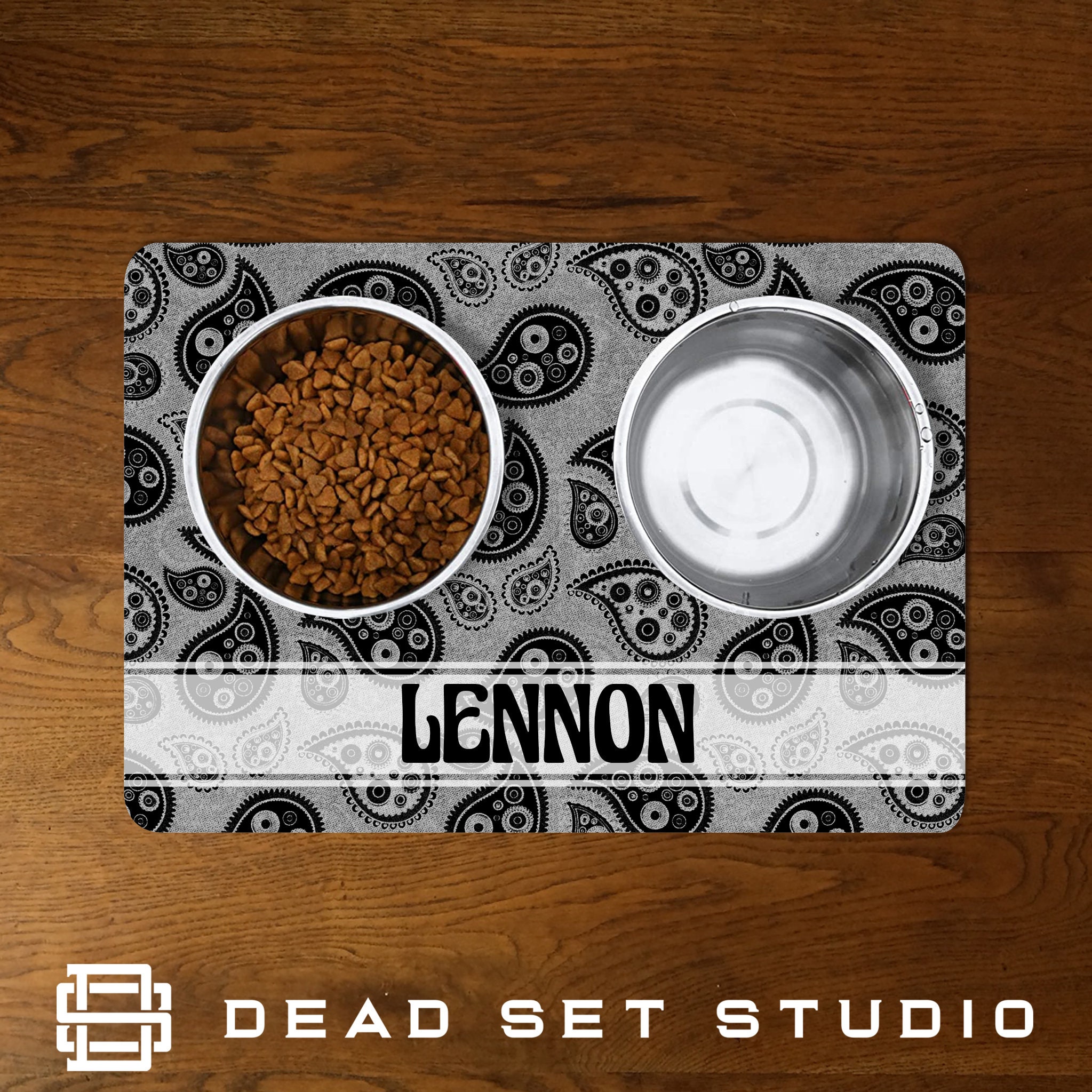 Personalised Pet Food Mat Feeding Mat Floor Mat Pet Etsy