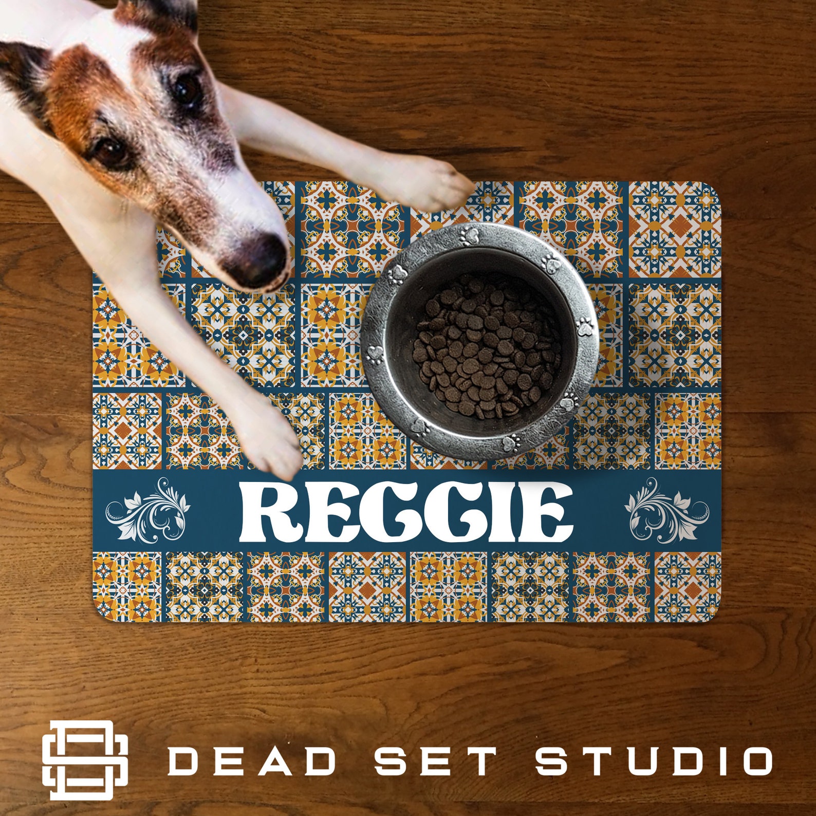 Personalised Pet Bowl Mat Feeding Mat Dog Bowl Mat Cat Etsy UK