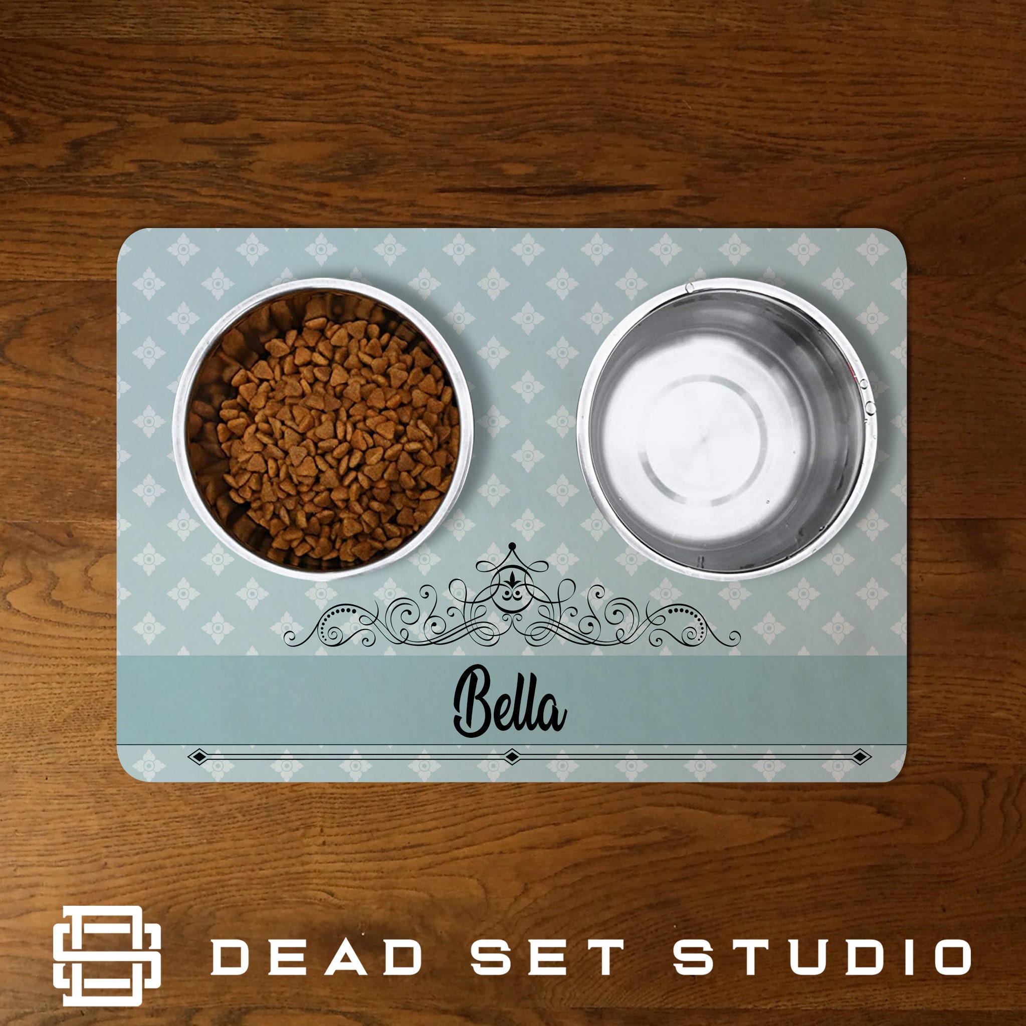 Personalised Pet Food Mat Feeding Mat Floor Mat Pet Etsy UK