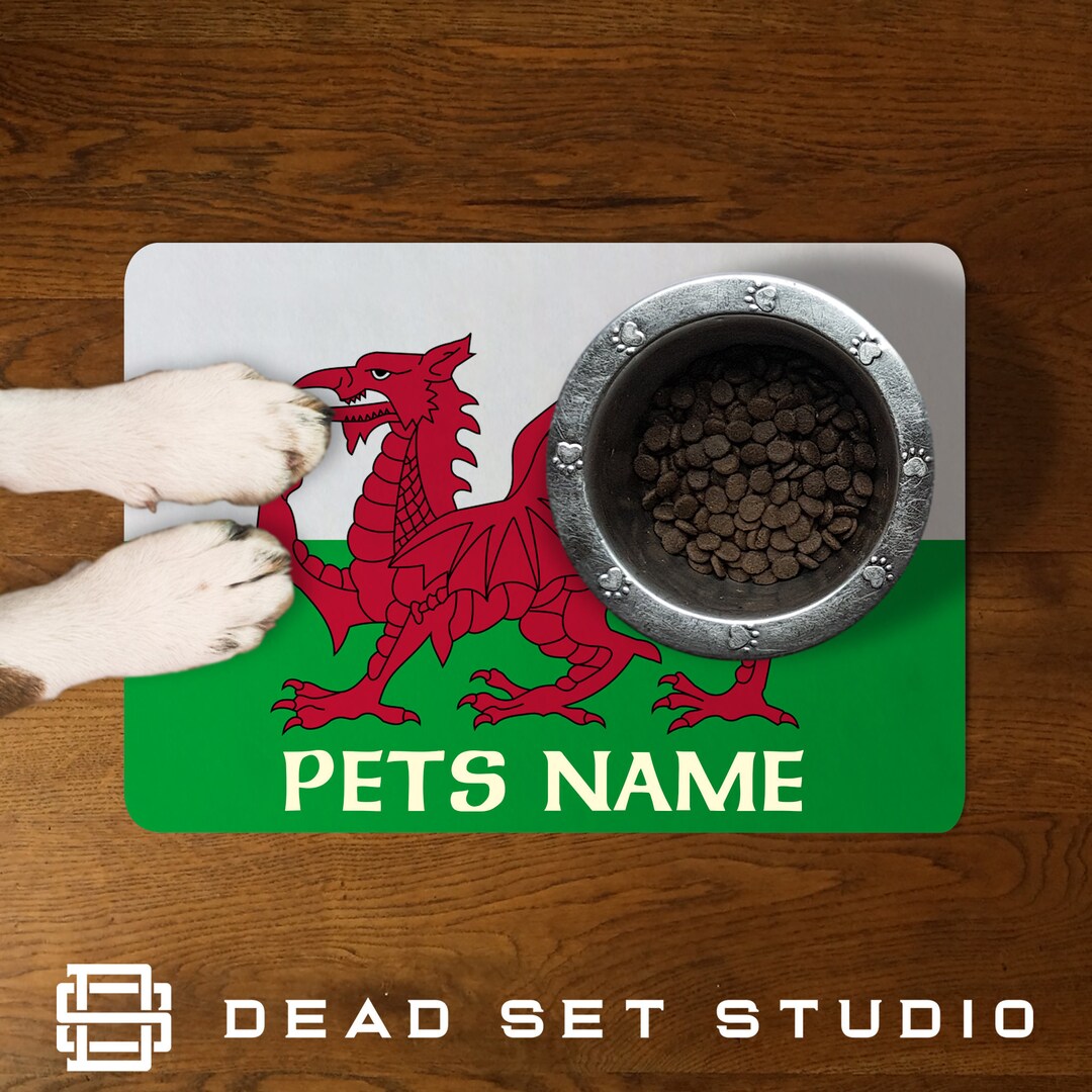 Personalised Pet Food Mat Feeding Mat Floor Mat Pet Supplies Dog Bowl