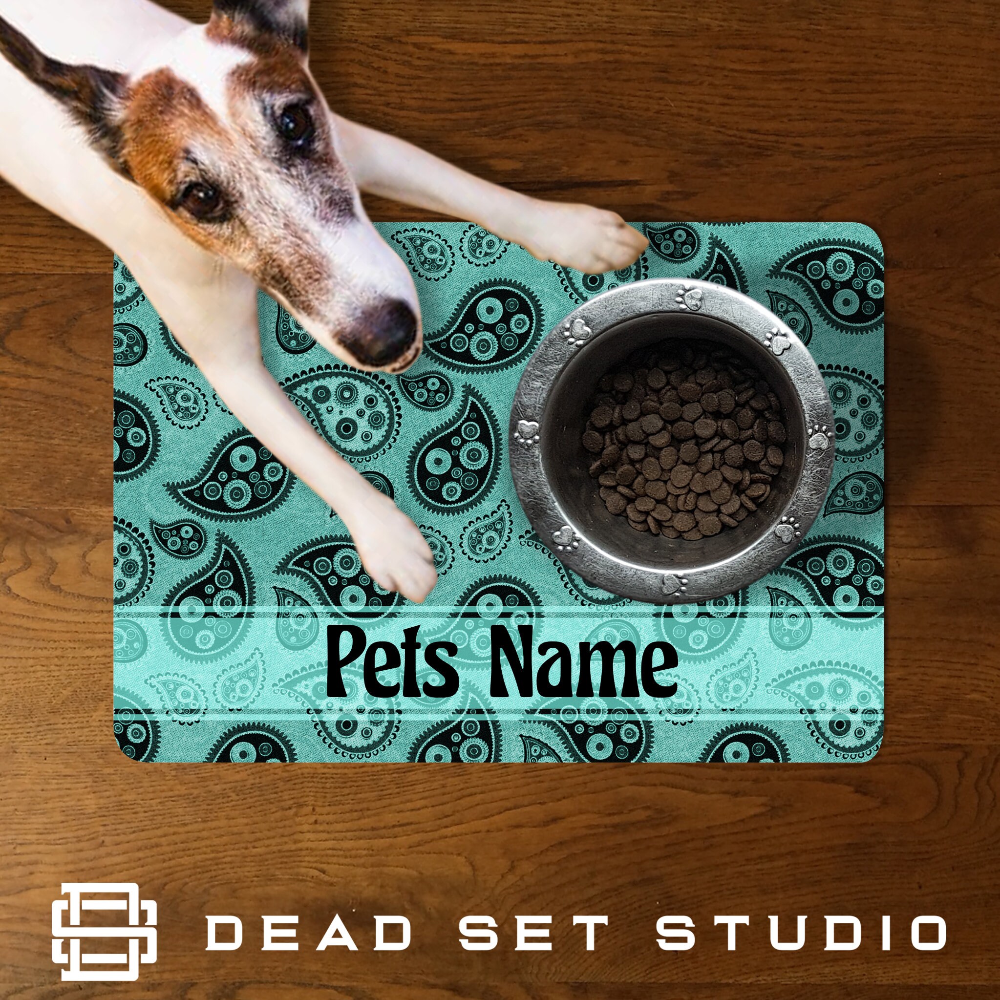 Personalised Pet Food Mat Feeding Mat Floor Mat Pet Etsy UK