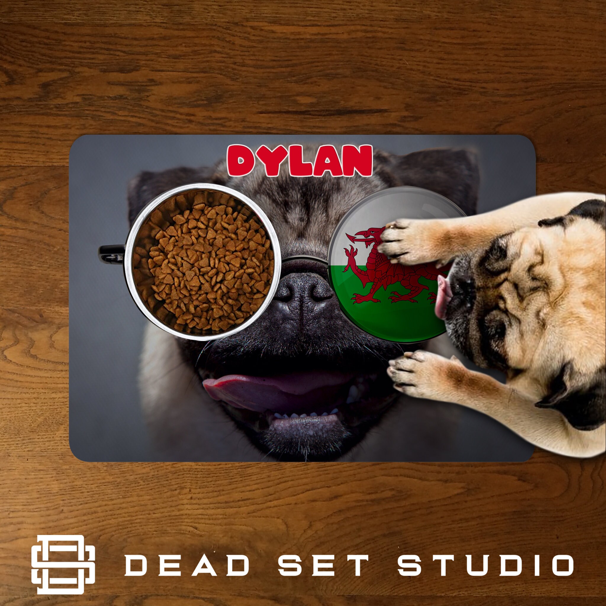 Personalised Pet Food Mat Feeding Mat Floor Mat Pet Etsy