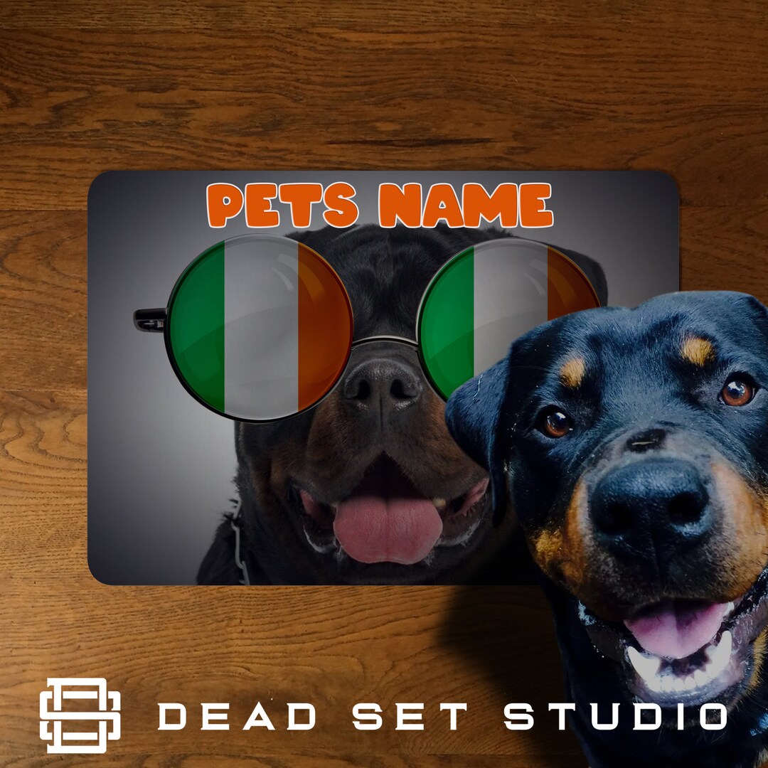 Personalised Pet Food Mat Feeding Mat Floor Mat Pet Supplies Dog Bowl