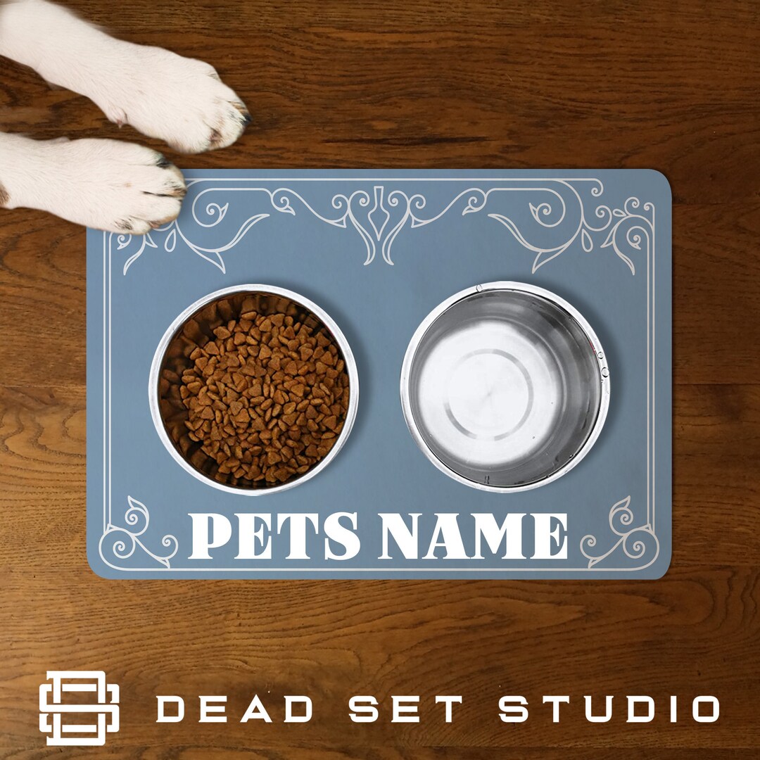 Personalised Pet Food Mat Feeding Mat Floor Mat Pet Supplies Dog Bowl