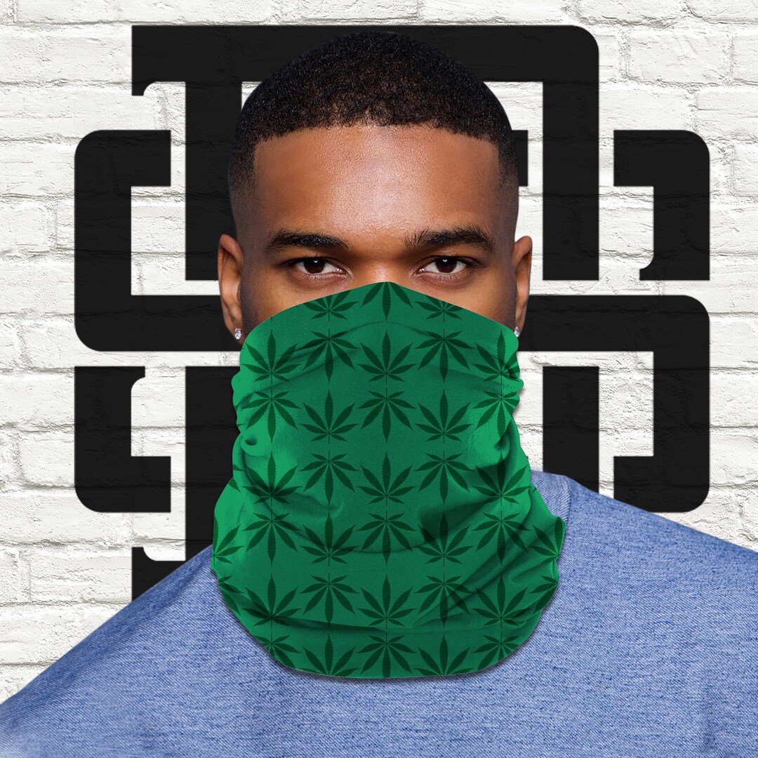 Face Mask Weed Leaf Cannabis Marijuana Pattern 1 PPE Tubular Etsy UK