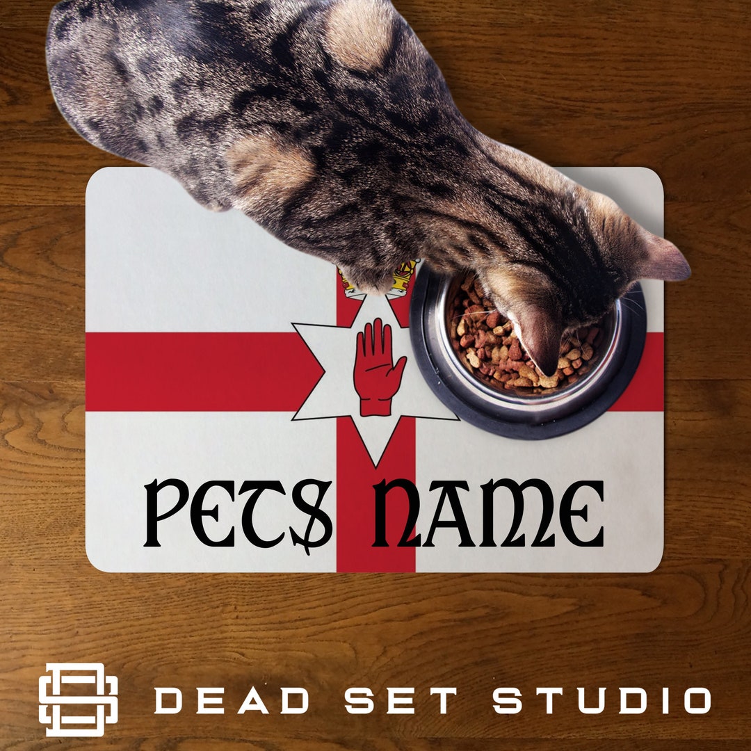 Personalised Pet Food Mat Feeding Mat Floor Mat Pet Etsy