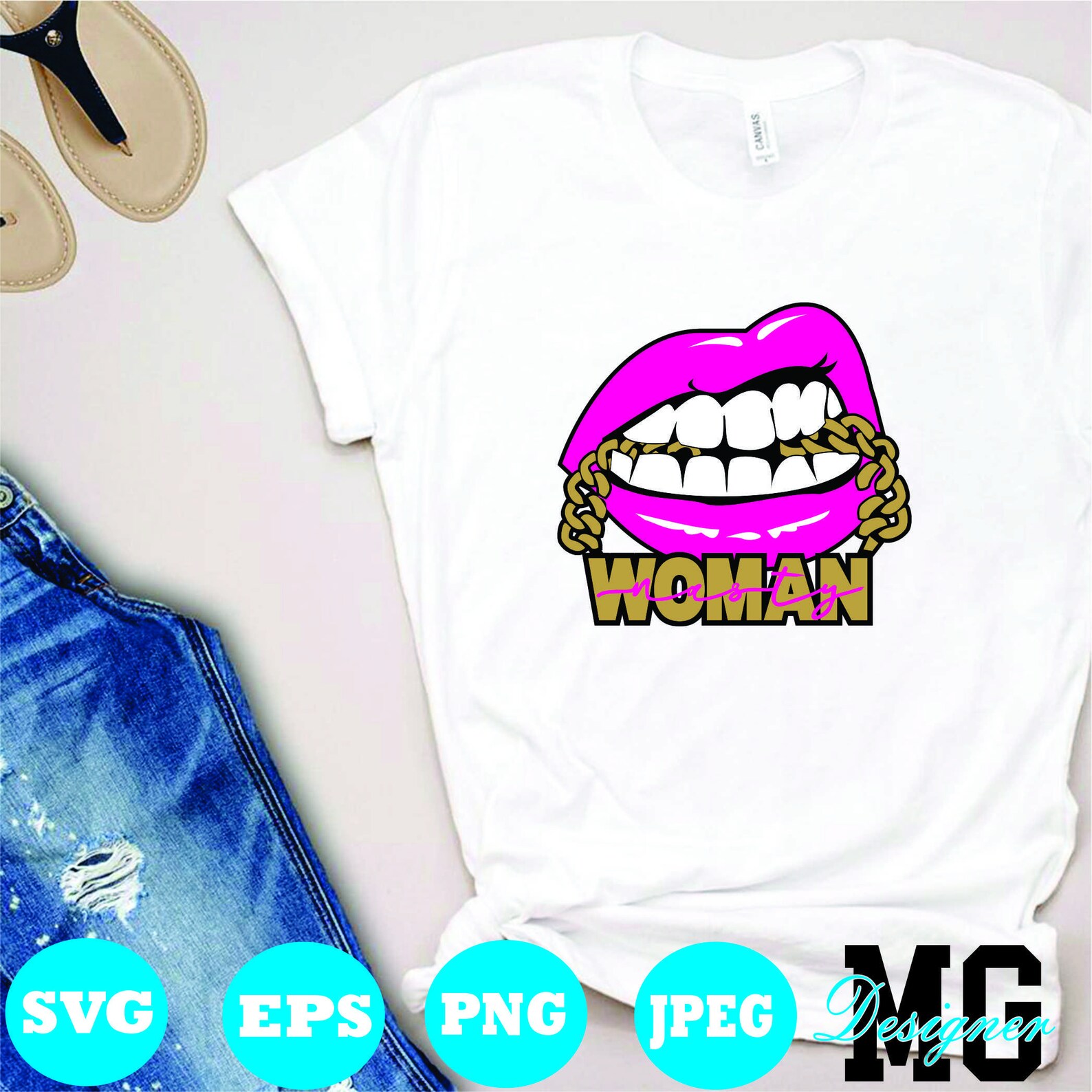 Download Lips nasty woman svg vote svg woman cut files cricut | Etsy