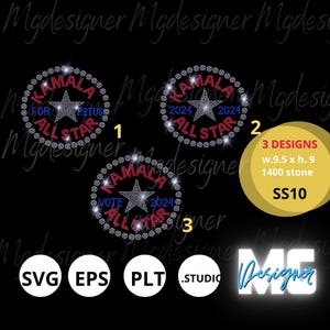 Prezydent SVG, Prezydent Harris SVG, wybory 2024, Pani Prezydent SVG, szablon Kamala Rhinestone, Harris SVG, dom mamusi, tak, kam SVG