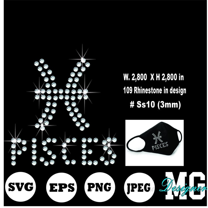 Download Goldfish drawing rhinestone template svg decorate face ...