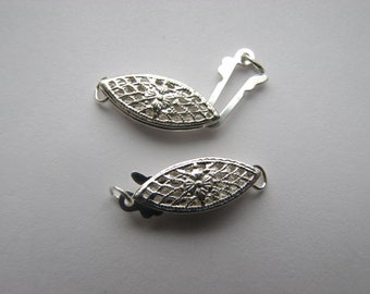 Sterling Silver Fish Clasp