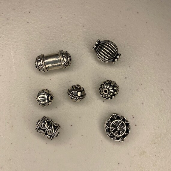 Sterling Silver Bead Lot 1 Etsy