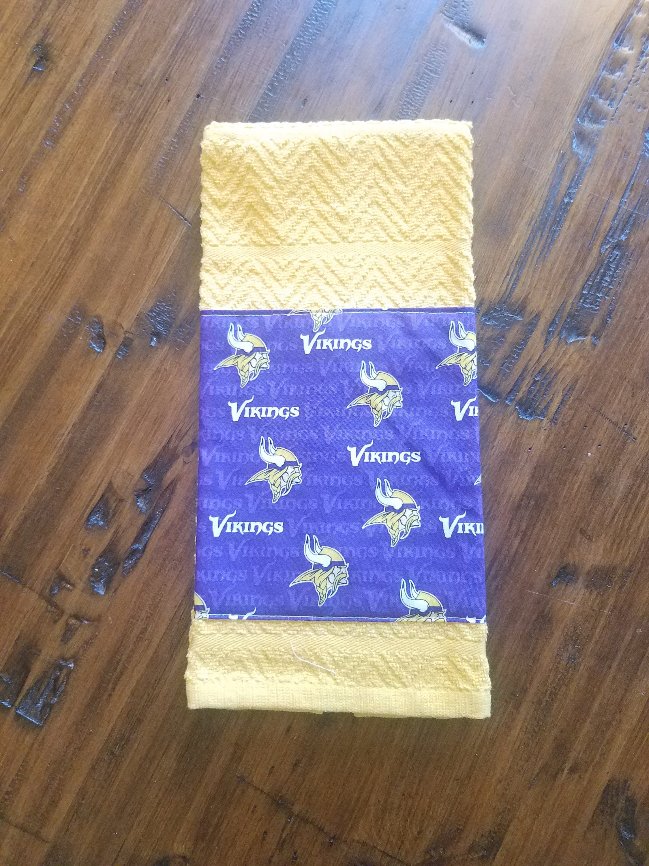 Minnesota Vikings kitchen towel bathroom towel man cave Etsy
