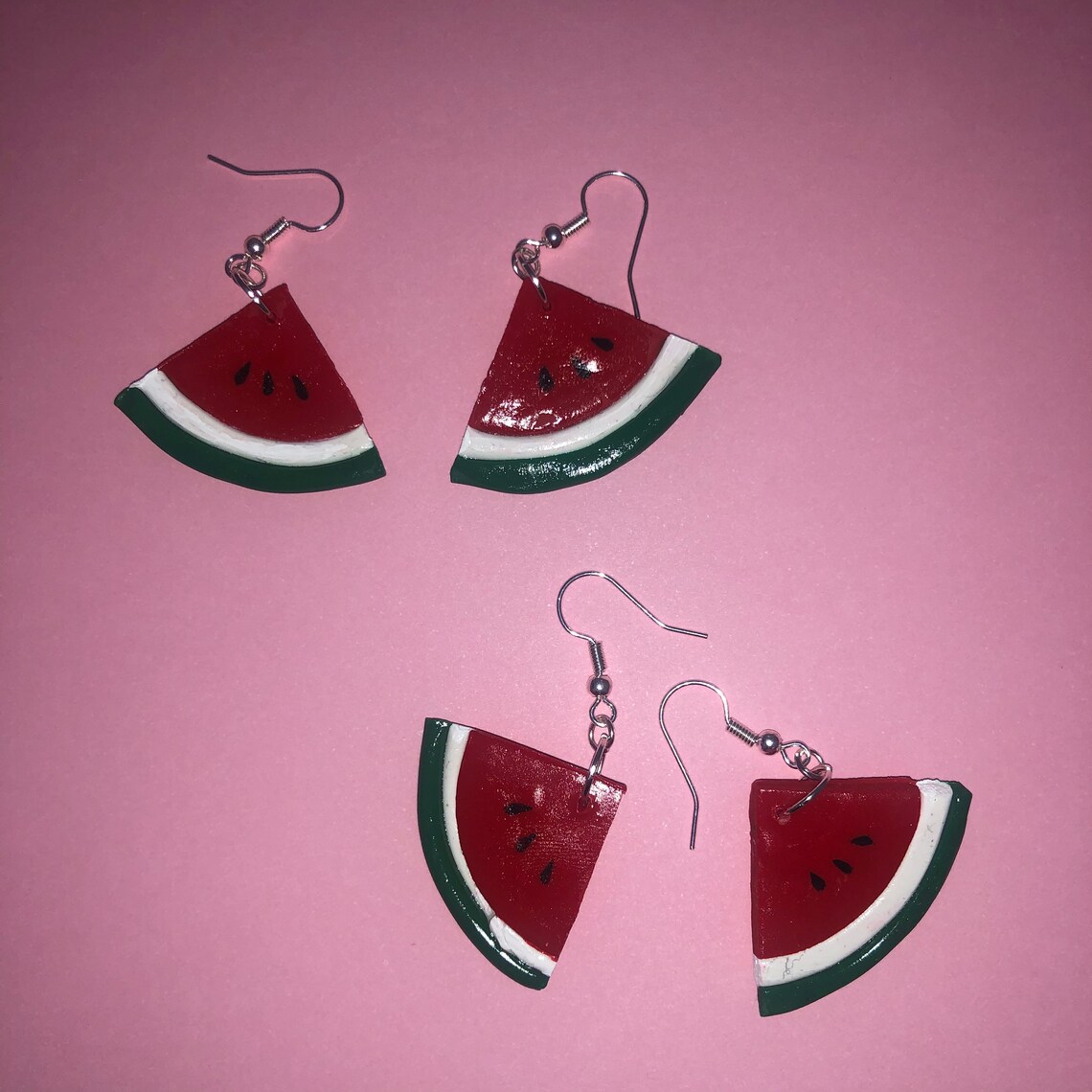 Watermelon Earrings Etsy
