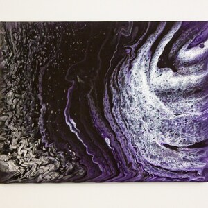 Acrylic pour painting on canvas, abstract art, wall decor, wall art