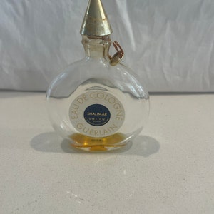Eau De Cologne Guerlain Shalimar empty Bottle 1.7 ounce