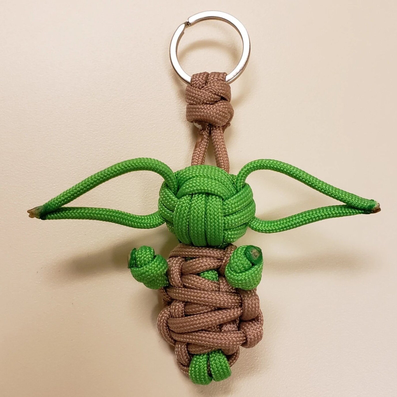 Baby Yoda Key Fob Insanely Paracord Paracord Monkey Fist Etsy
