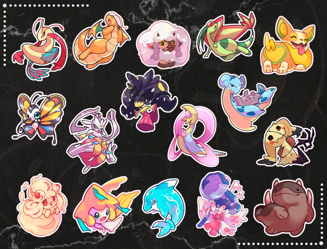 POKÉMON // VINYL STICKERS Etsy