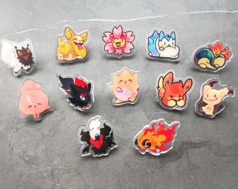 POKEMON // ACRLYLIC PINS