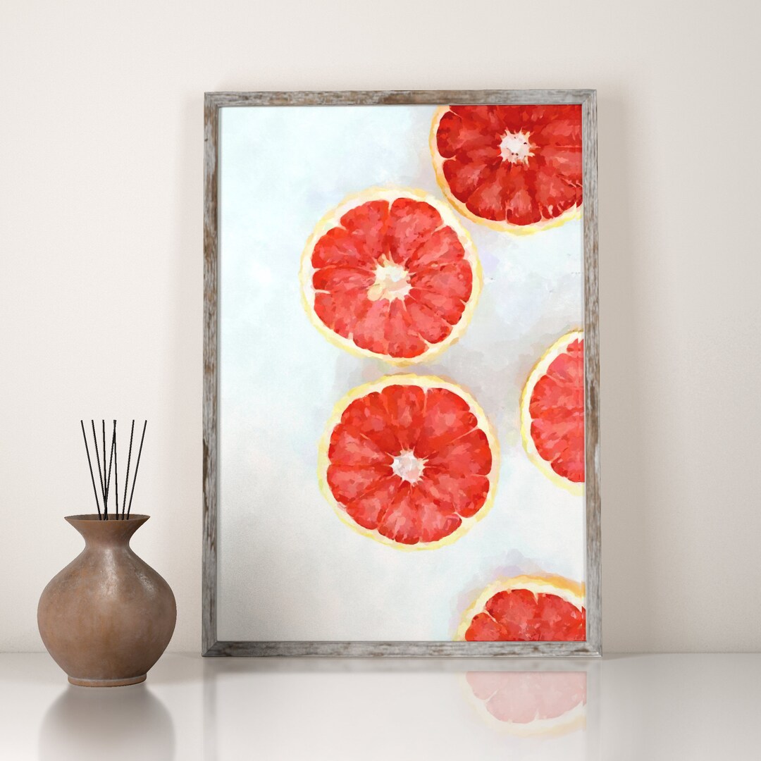 Oranges Wall Art, INSTANT DOWNLOAD, Citrus Print, Kitchen Print, Kitchen Wall Art, Citrus Wall