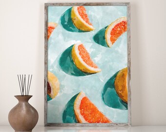 Lemons Wall Art, INSTANT DOWNLOAD, Lemons Print, Kitchen Print, Kitchen Wall Art, Fruits Wall Art, Fruits Print, Lemons Poster, Modern Art