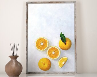 Citrus Wall Art, INSTANT DOWNLOAD, Italy Print, Kitchen Print, Kitchen Wall Art, Citrus Wall Art, Fruits Print, Lemons Poster, Modern Art