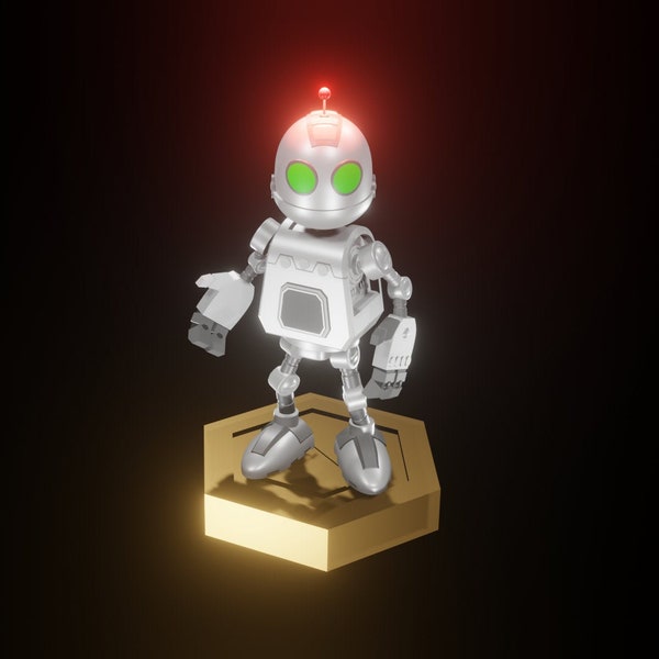 Clank Statue, Ratchet & Clank Rift, 3D Model, STL Files