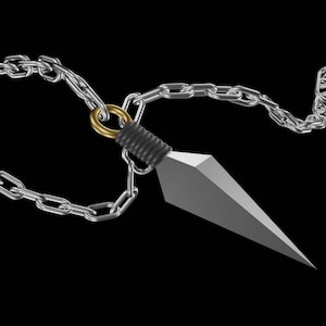 Scorpion's Classic Kunai and Chain, Mortal Kombat, 3D Model, STL File image 1