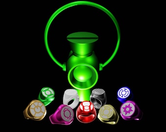 Lantern Corps Ring and Lantern Bundle, 3D Model, STL File