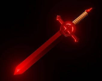 フィンの悪魔の血の剣、アドベンチャー タイム、3D モデル、STL ファイル