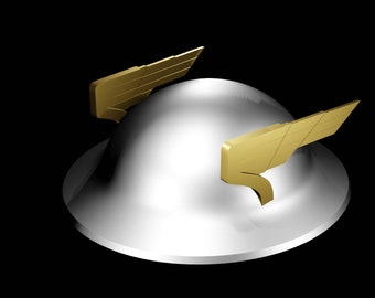 Jay Garrick's Helmet, Golden Age Flash, 3D Model, STL File