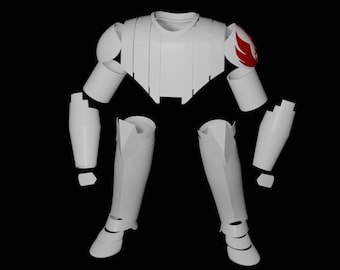 Master Obi-wan Kenobi&#39;s Full Armour set, Clone Wars Era, 3D Model, STL Files