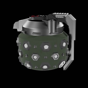 Fragmentation Grenade, Apex Legends, 3D Model, STL File