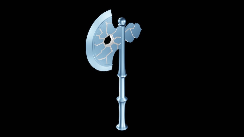 SubZero War Axe Mortal Kombat 11 3D Model STL File Etsy
