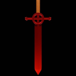 Finn's Demon Blood Sword, Adventure Time, 3D Model, STL File image 3