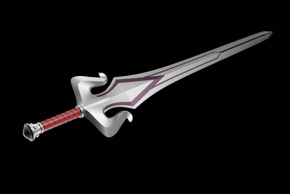 He-man Sword of Power Masters of the Universe: Revelation 3D | Etsy