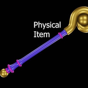 Magician Girl Staff , 3D Printed Replica , Convention Safe