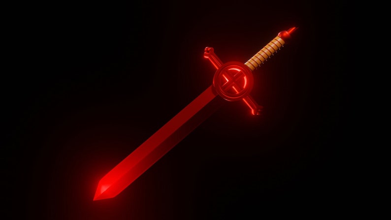 Finn's Demon Blood Sword, Adventure Time, 3D Model, STL File image 1