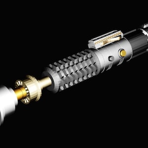 Master Obi-wan Kenobis Lichtschwert, Clone Wars Ära, 3D-Modell STL-Datei