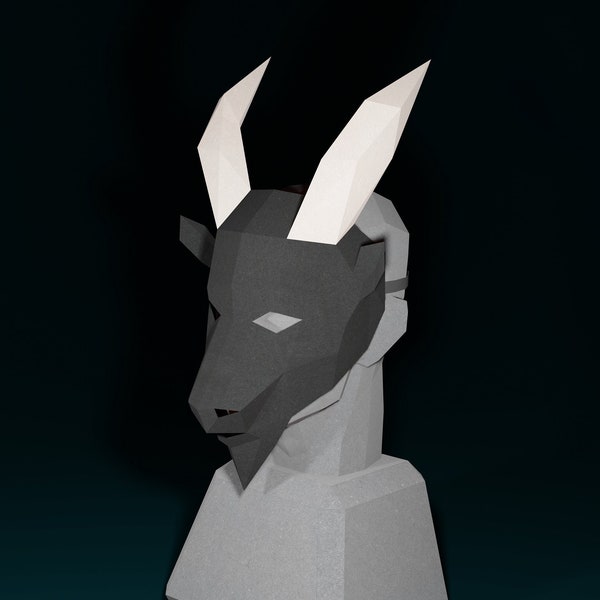 Goat Mask - Etsy