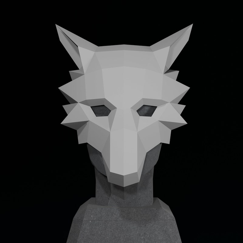 Therian Mask Template Etsy