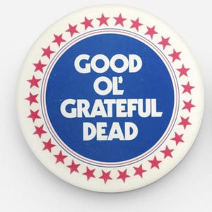 Buckle-Down Gitarrengurt Grateful Dead – Totenkopf & Rosen, Rot | 5,1 Cm Breit, Verstellbar | Handgefertigt In USA