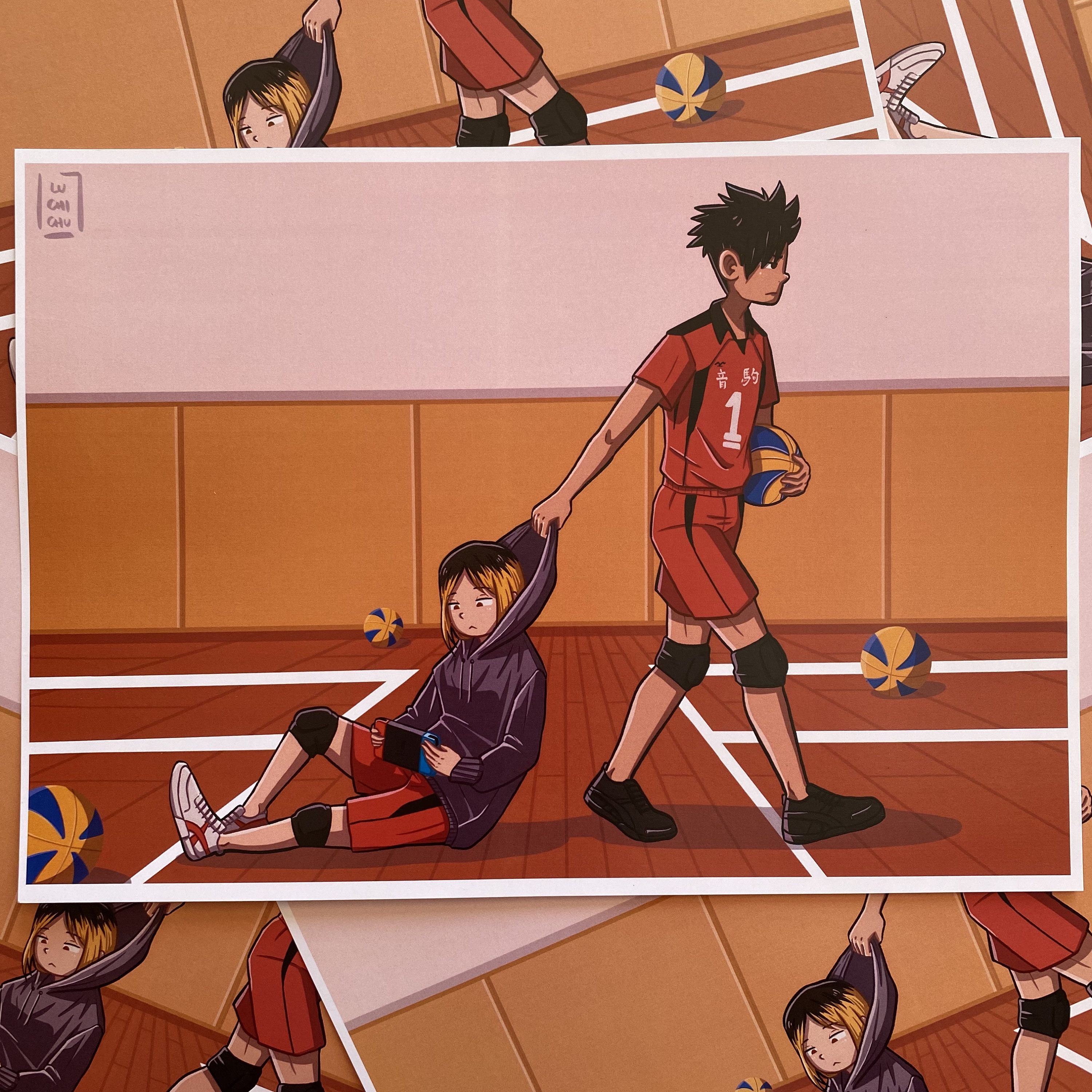 Haikyuu Nekoma PRINT Etsy
